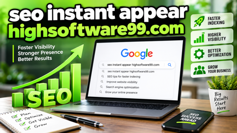 Seo instant appear highsoftware99.com